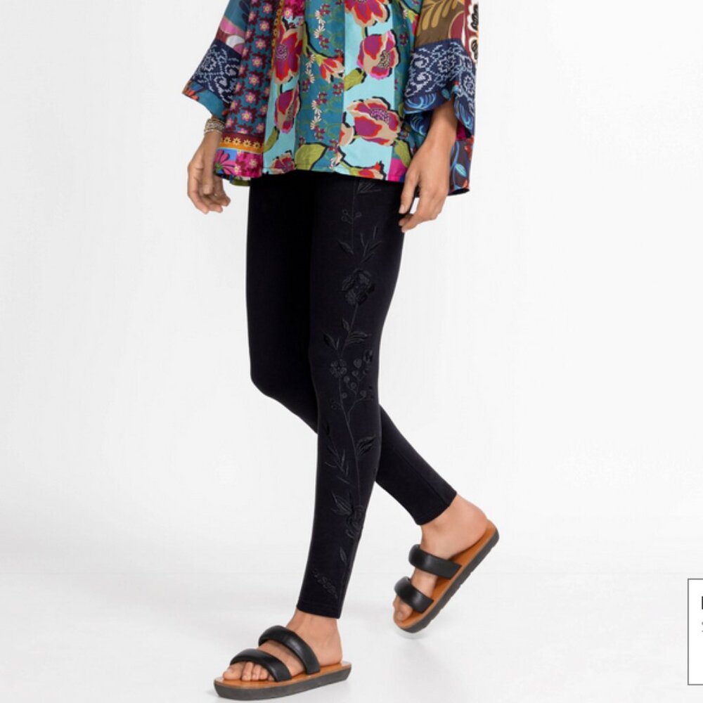 Johnny Was Calipso Tonal Legging black XS